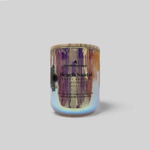 beach sandal container candle