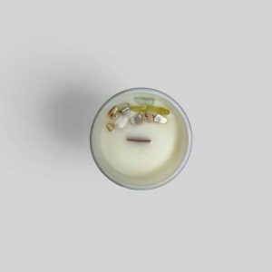 beach sandal top container candle