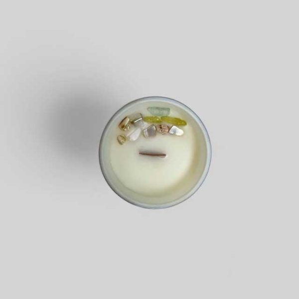 beach sandal top container candle