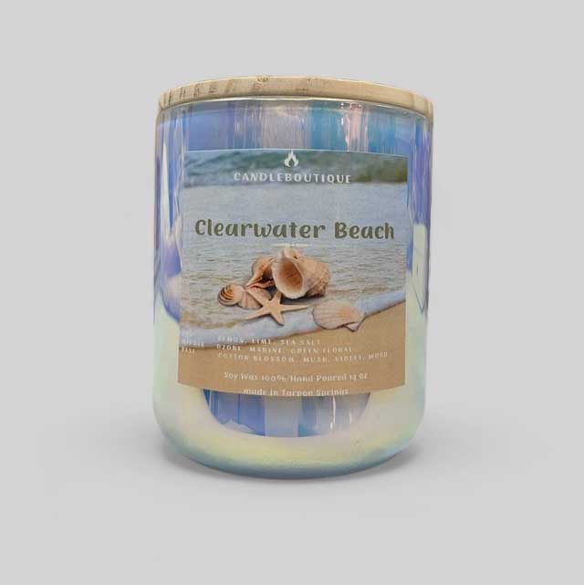 Clearwater Beach container candlee Clearwater Beach container candle